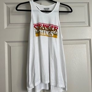 Stranger Things loose fit tank top